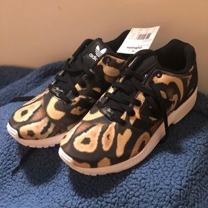 NWT Snakeskin Print ZX Flux Sneakers